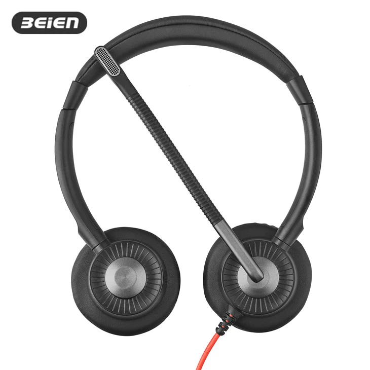 Dual IP Headset With Mic For Call Center factory