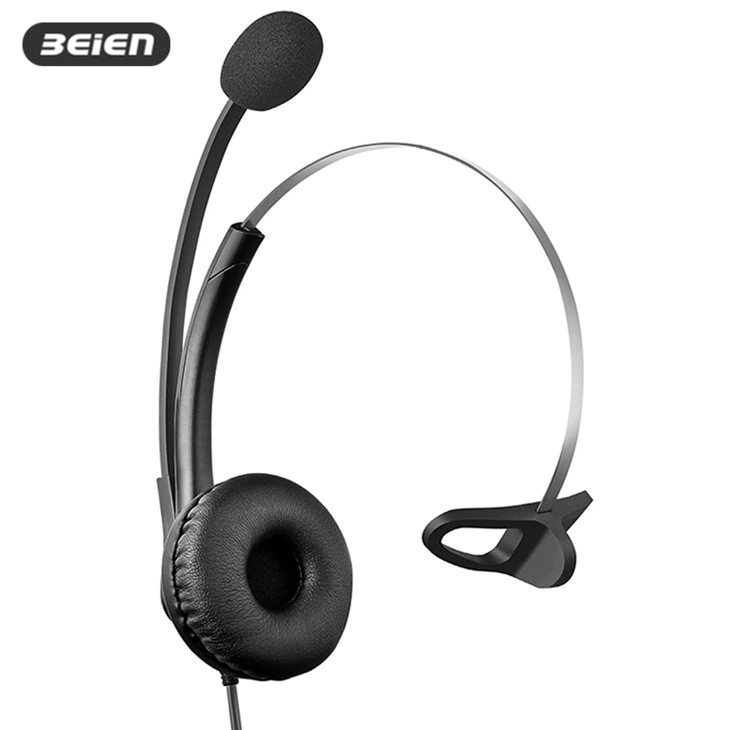 RJ9 Wired Headset For IP Telephones With Mic suppliers