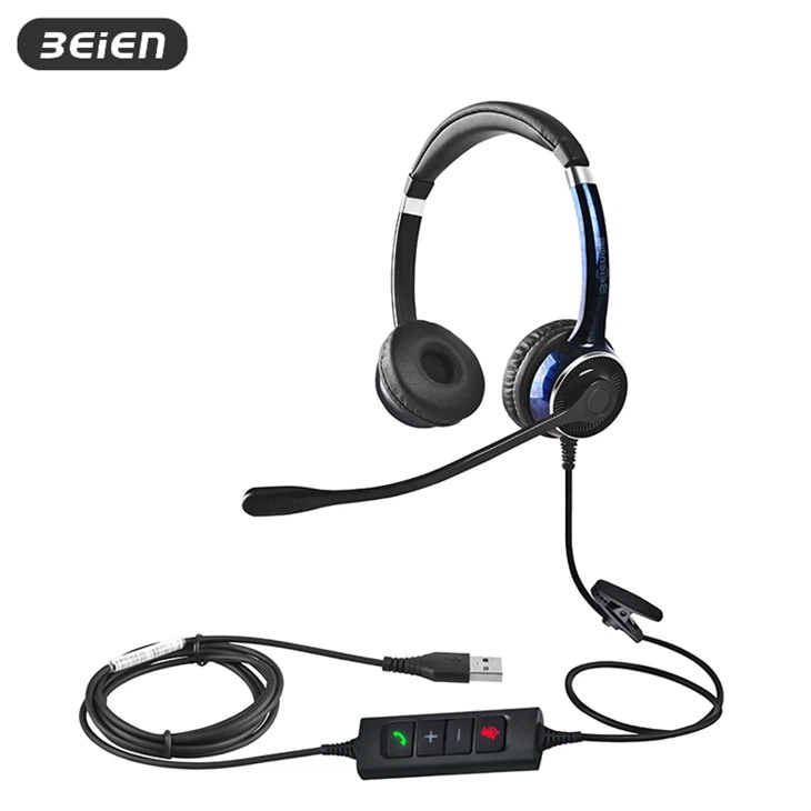 Binaural ENC Headset With Microphone