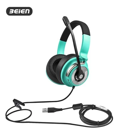 Brusreducerande USB-headset med mikrofon för gamer