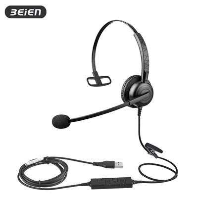 USB Mono brusreducerande headset
